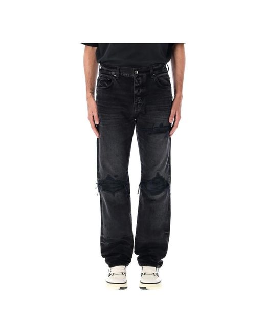 Amiri Black Straight Fit Jeans for men