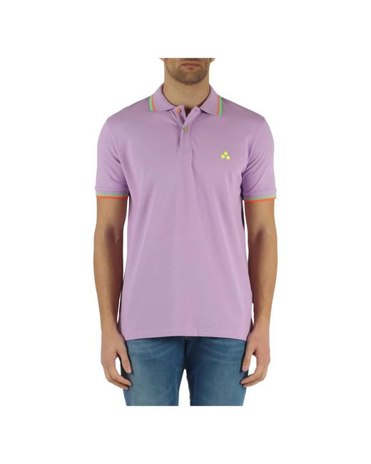 Peuterey Purple Polo Shirts for men