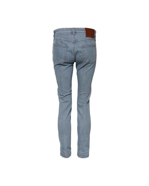 Dolce & Gabbana Blue Skinny Fit Jeans