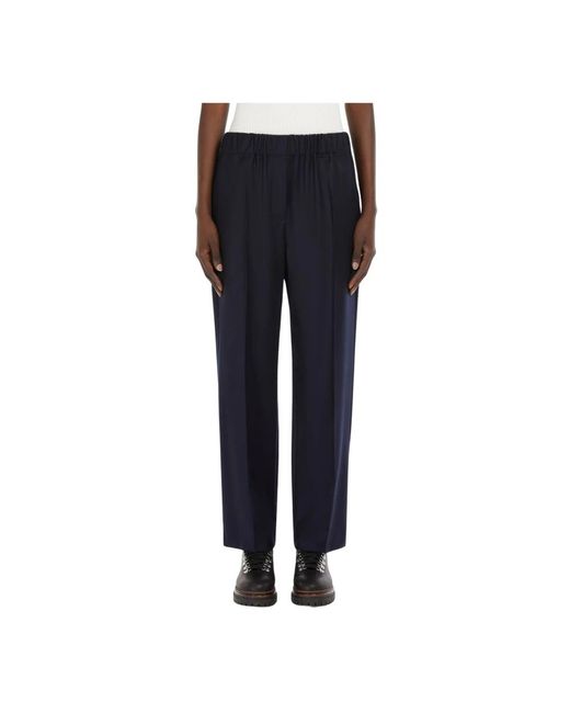Weekend by Maxmara Blue Straight Trousers