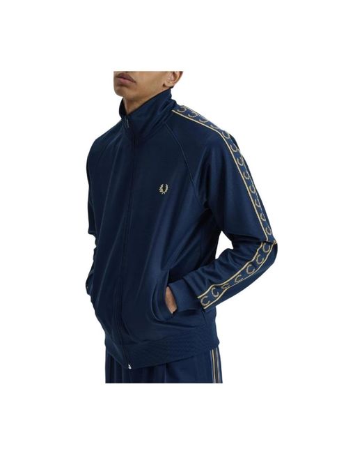 Fred Perry Blue Zip-Throughs for men