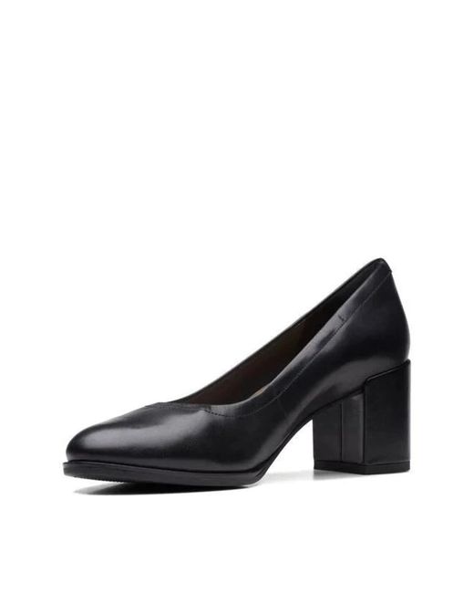 Clarks Original Freva 55 Court Pump in het Black