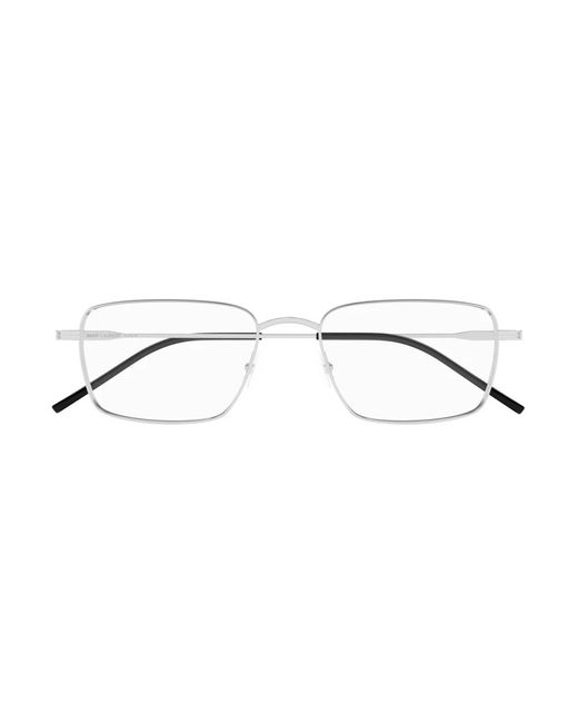Saint Laurent Metallic Glasses for men