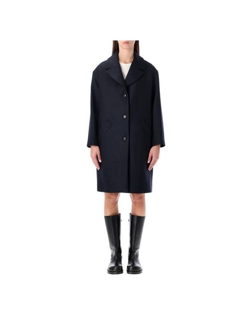 A.P.C. Blue Single-Breasted Coats