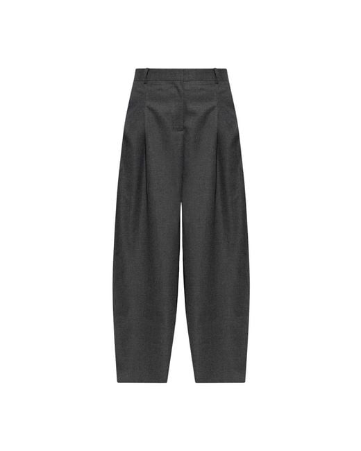 By Malene Birger Gray Povilanna Hose Mit Bügelfalte