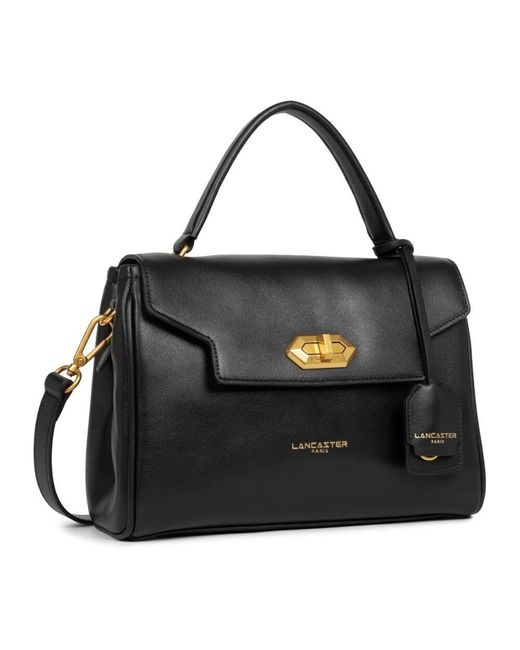 Lancaster Black Klappentasche mit metallverschluss