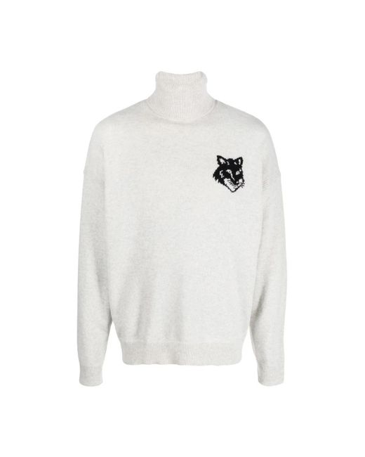 Maison Kitsuné White Turtlenecks for men