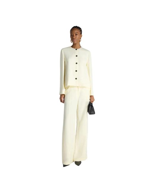 Liviana Conti Metallic Wide Trousers