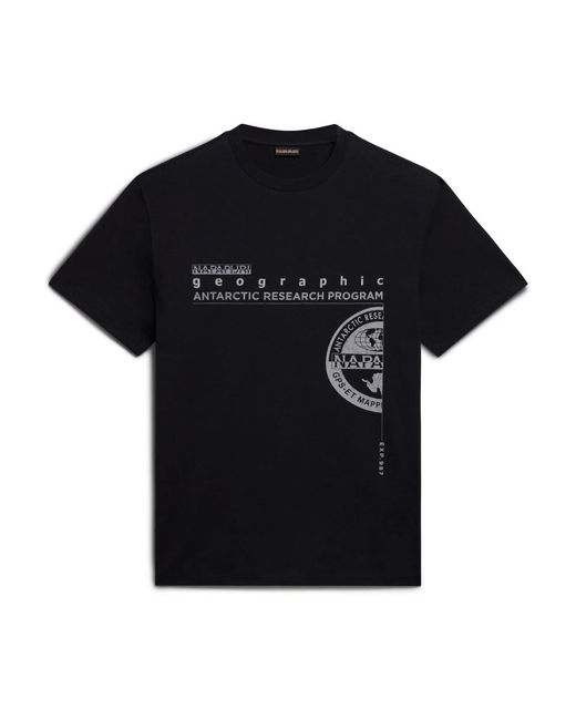 Napapijri T-shirts in Black für Herren