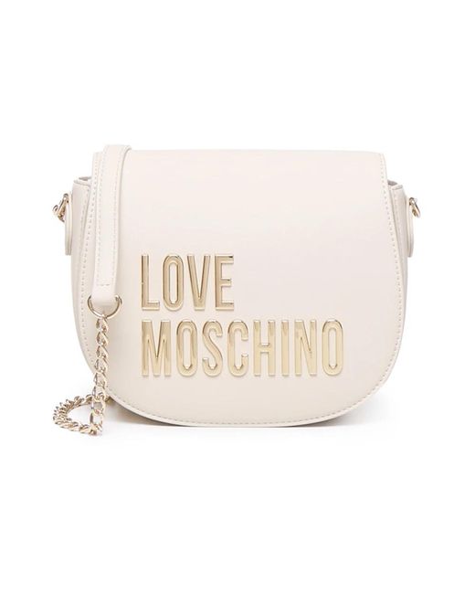 Love Moschino Natural Cross Body Bags