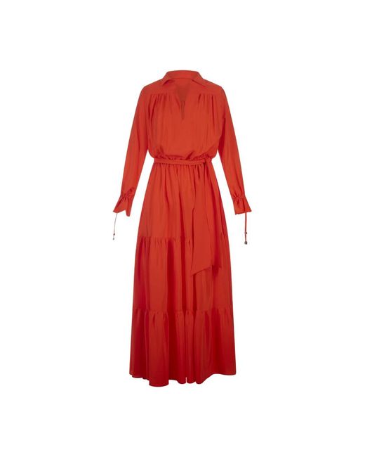 Kiton Red Midi Dresses
