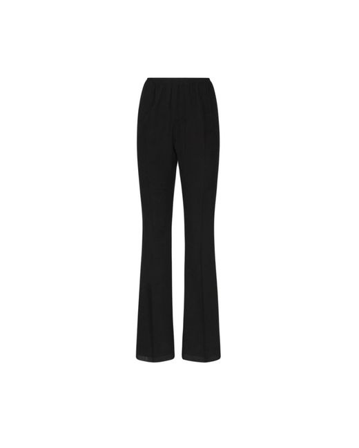 Sportmax Black Wide Trousers