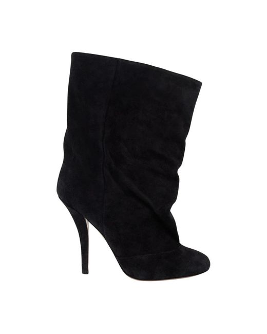 Paris Texas Black Heeled Boots