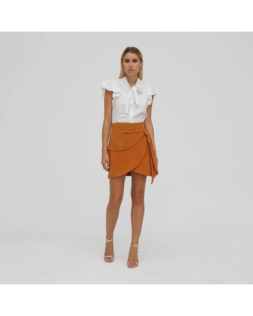 FEDERICA TOSI Brown Short Skirts