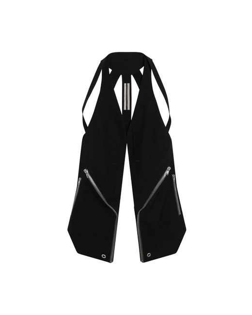 Rick Owens Temple Vest in het Black voor heren