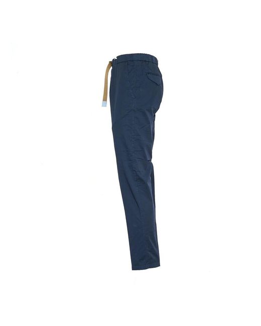 Straight Trousers White Sand pour homme en coloris Blue