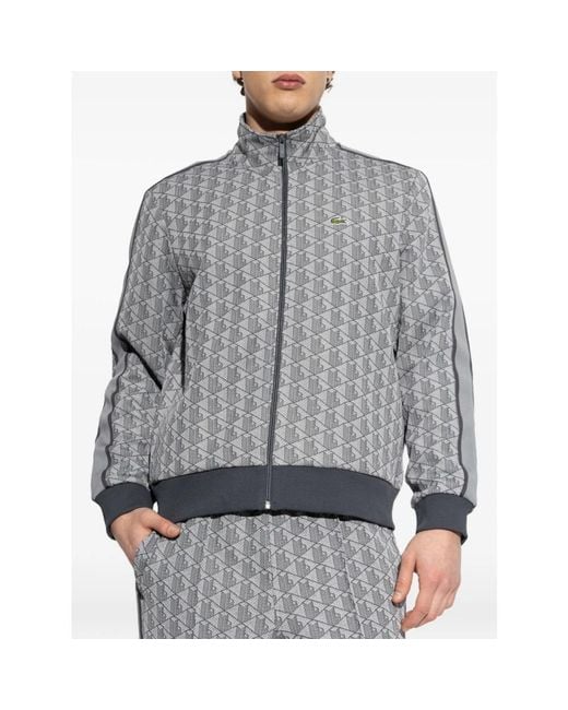 Lacoste Gray Zip-Throughs for men
