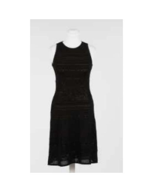 Twinset Black Knitted Dresses