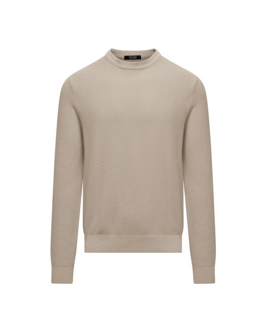 Round-Neck Knitwear di Bomboogie in Gray da Uomo