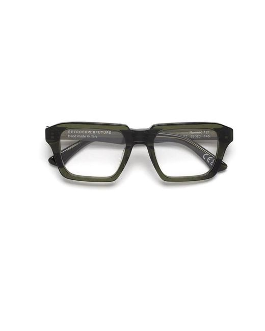Retrosuperfuture Glasses in het Black