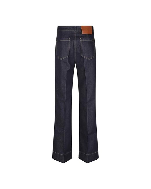 Victoria Beckham Blue Flare Jeans