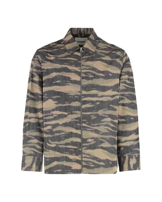 Jil Sander Gray Light Jackets for men