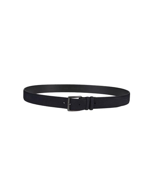 Orciani Klassischer ledergürtel in Black für Herren