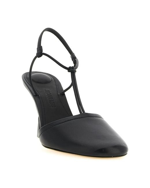 Jacquemus Black High Heel Sandals