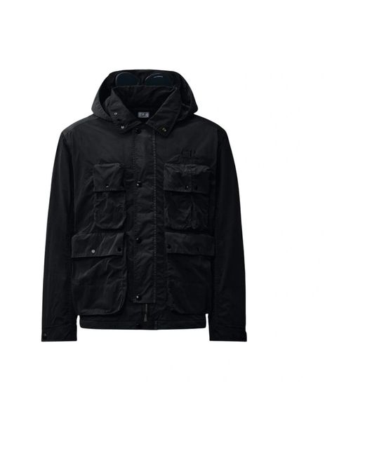 C P Company Black Light Jackets for men