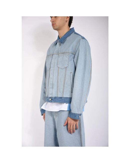 Arte' Denim Inside/Out Jas in het Blue voor heren