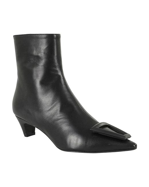 Roberto Festa Black Heeled Boots