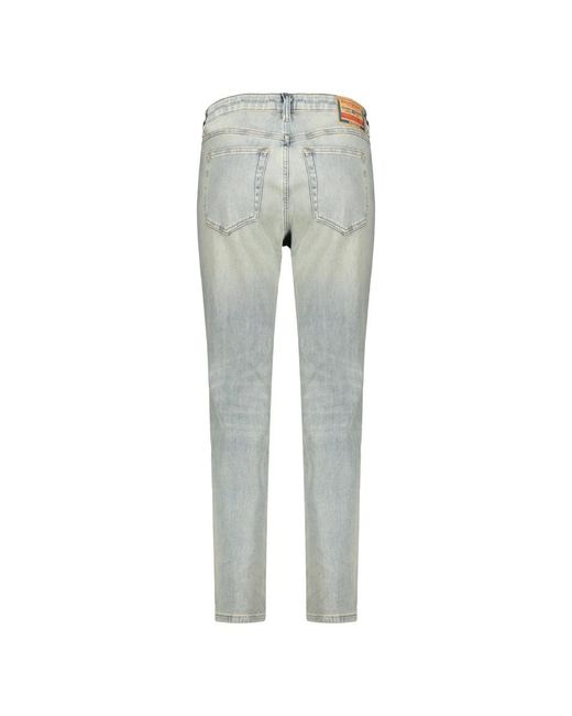 DIESEL Gray Slim-Fit Jeans