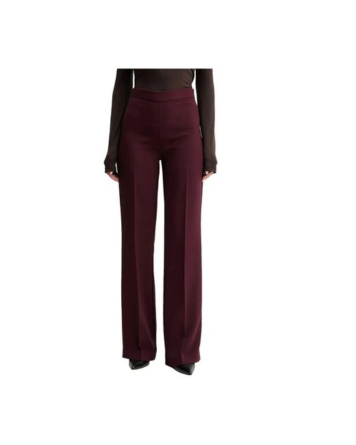 Twinset Purple Wide Trousers