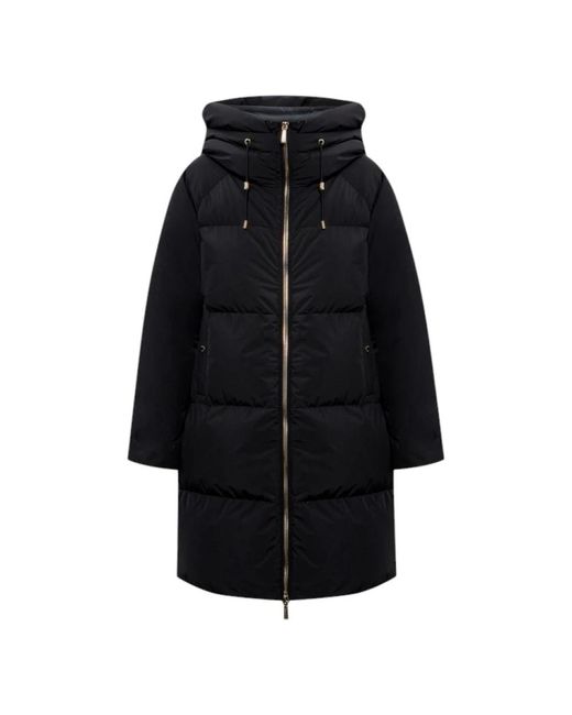 Moorer Jassen ,Zwart ,Polyester Stijlvolle Jas in het Black