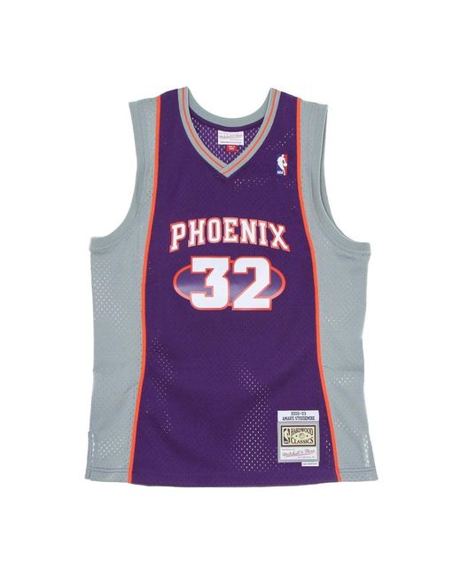 Mitchell & Ness Purple Sleeveless Tops for men