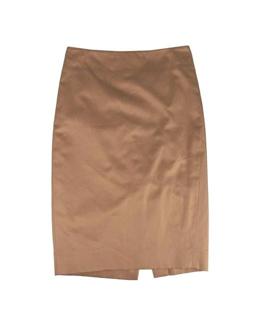 Kiton Brown Short Skirts