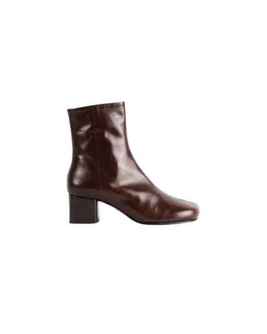 Lemaire Brown Heeled Boots