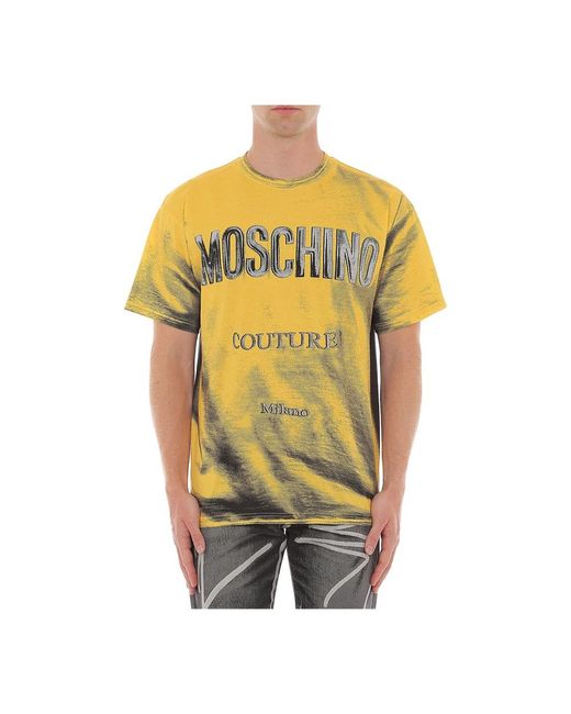Moschino Yellow T-Shirts for men