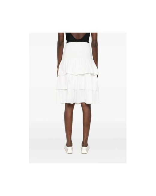 GIMAGUAS White Midi Skirts