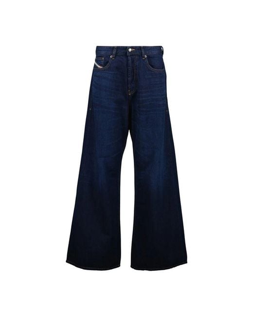 DIESEL Blue Wide Jeans