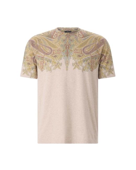 Etro Natural T-Shirts for men