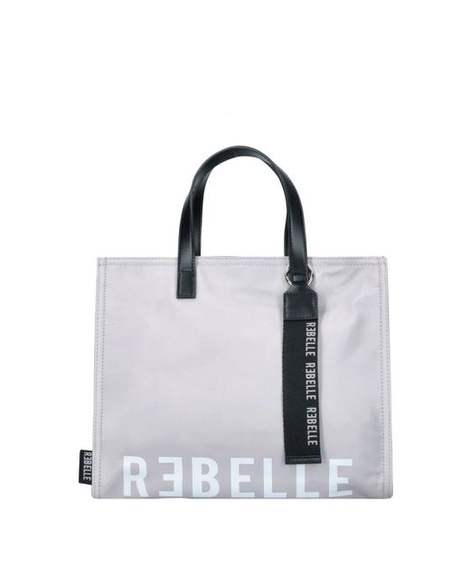 Rebelle Gray Tote Bags