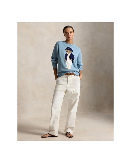 Polo Ralph Lauren Blue Round-Neck Knitwear