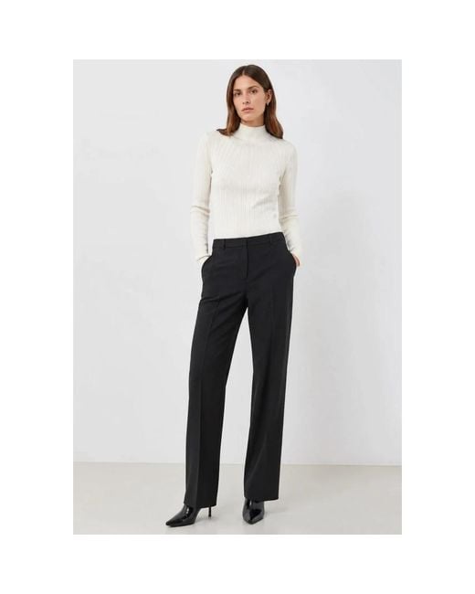 Sportmax Black Wide Trousers