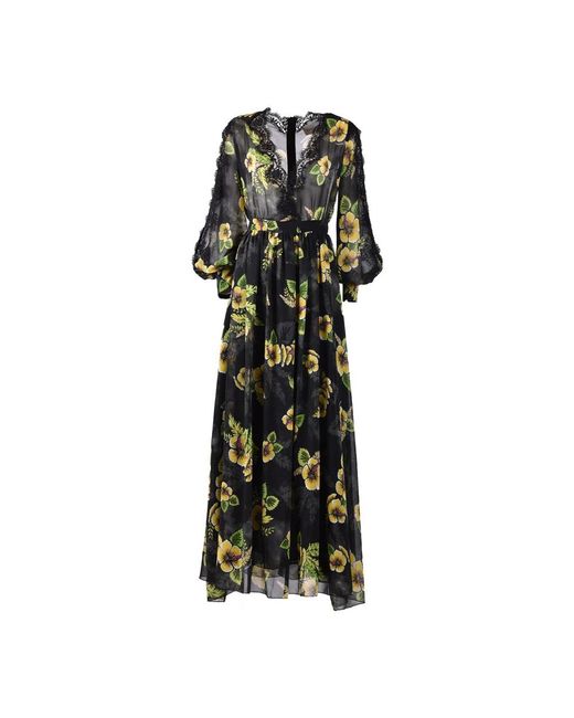 Ermanno Scervino Elegante Jurk in het Black