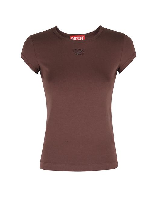 DIESEL Brown T-Shirts