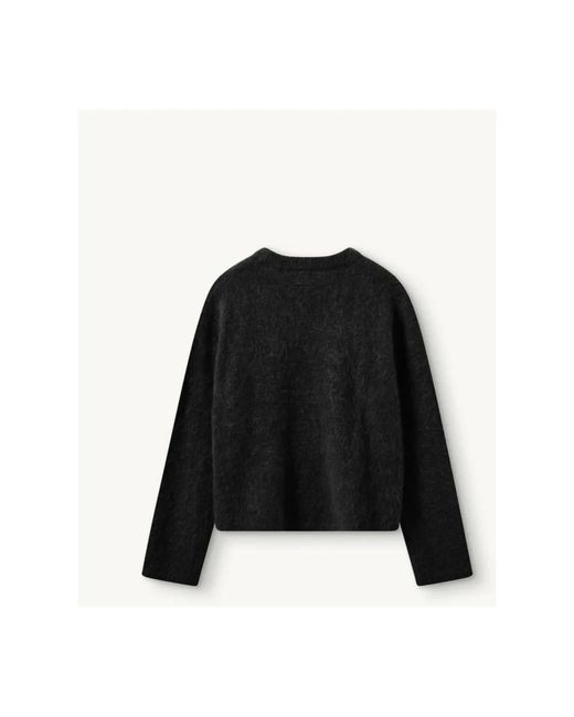 THE GARMENT Zwarte Mohair Trui in het Black