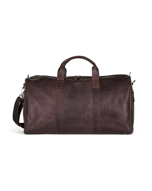 Howard London Connor Wochenendtasche Braun Leder in Brown für Herren