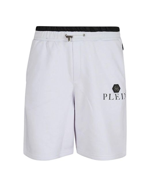Philipp Plein Blue Casual Shorts for men