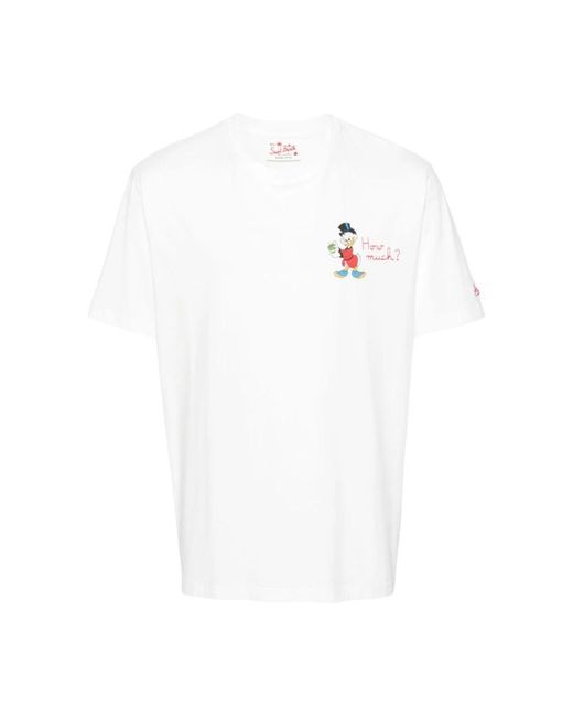 Mc2 Saint Barth T-shirts in White für Herren